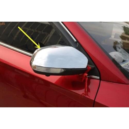 For MG ZS 2017-2019 High-quality ABS Chrome Rearview mirror cover Anti-Rub protection Decoration Car styling