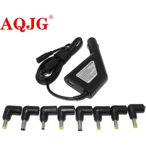90W Automatic Universal Laptop Dc Car Charger Power Adapter 8Tips For Dell Acer Lenovo Sony Asus Laptops