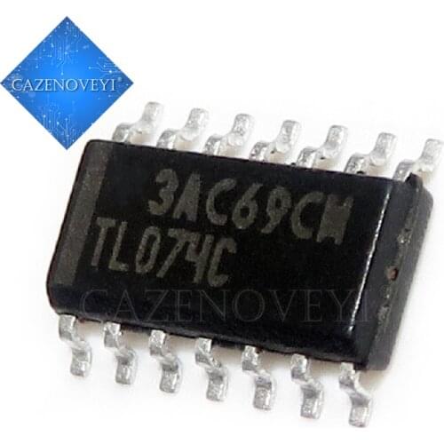 10pcs/lot TL074CDR TL074C TL074 SOP-14 new original In Stock