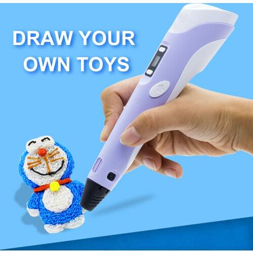 3D Pen 3D Printing Pen For Kids DIY 3D Printer Pen Drawing Pens With ABS PLA Filament 1.75mm Christmas Birthday gift