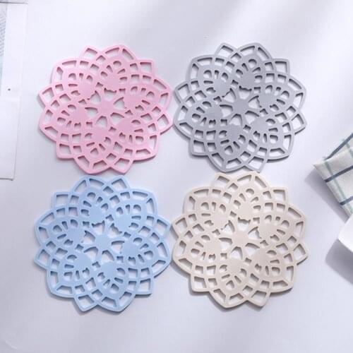 80%HOTPlacemat Hollow Anti-scalding TPR Kitchen Decoration Table Mat for Dining