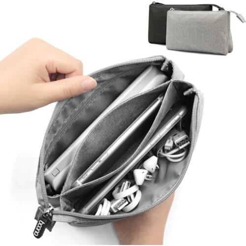 HHYUKIMI Digital Bag Electronic Accessories Bag For Hard Drive Organizers For Earphone Cables USB Flash Drives Travel bag