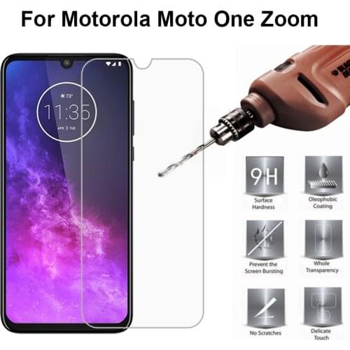 For Motorola One Zoom Glass 9H Explosion-proof Front LCD Tempered Glass For Motorola One Zoom Screen Protector pelicula de vidro