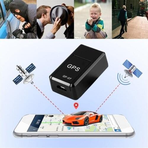 GF07 Mini GPS Tracker Real-time Magnetic Tracking Device Anti-theft Locator Tracking Alarm Sound Monitor Voice Recording