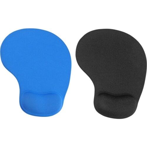 Game Mouse Pad Silicone Soft Anti Slip Mouse Pad with Wrist Rest Support Mat for Computer Gaming PC Laptop