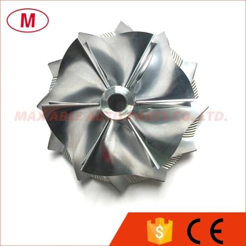 K04 48.00/60.00mm 6+6 blades High Preformance Turbo Billet Compressor wheel/Aluminum2618/Turbocharger Milling comprssor wheel