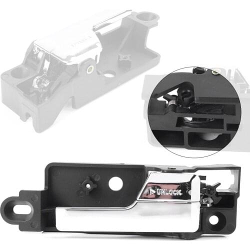 LUCKMART Car Auto Interior Door Handle Chrome Rear Right Inside Door Handle Fits Ford Fusion Lincoln MKZ Milan, Passenger Side