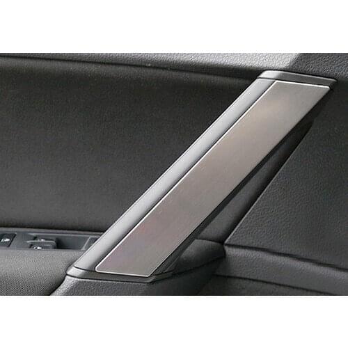 Brush Aluminium Style Interior Handle Plate Set For Volkswagen For VW Golf MK7