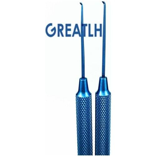 Ophthalmic Goniotomy Knife Blades Titanium Angled 23G 25G Veterinary Eye Tools