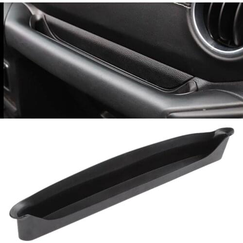 Passenger Storage Tray Organizer Grab Handle Accessory Box for 2018-2019 Jeep Wrangler JL JLU & 2020 Jeep Gladiator JT Interior