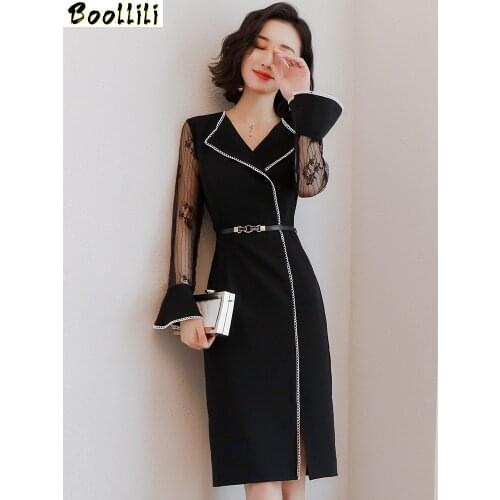Boollili Spring Summer Dress Women Clothes 2020 Sexy Party Dresses Ladies Formal Office Dress Elegant Bodycon Dress Vestidos