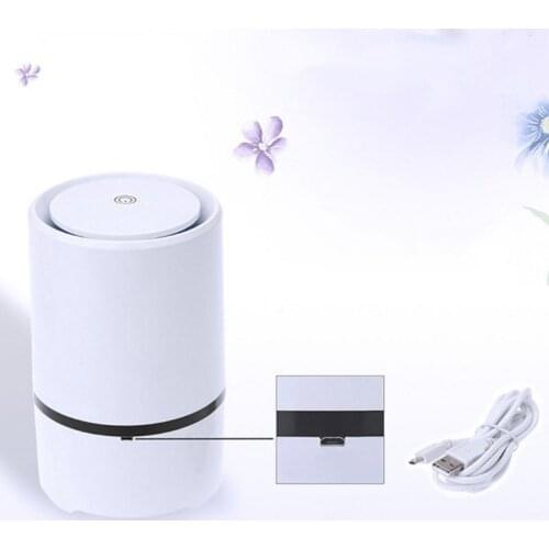 Portable LED Air Purifier USB Charging Night Light Air Cleaner Anion Ionizer