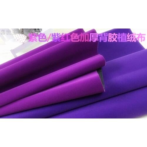 Purple / fuchsia adhesive self-adhesive flannel cabinet jewelry box self-adhesive flannel decoration
