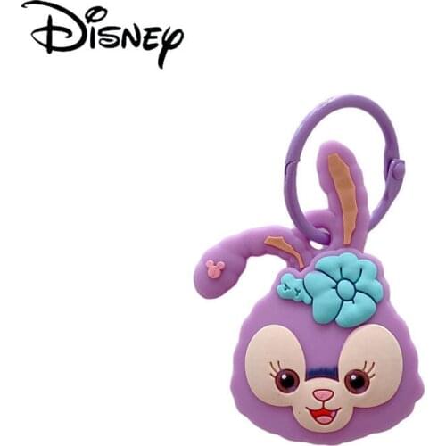 Disney Cute Star Delu for Airtag Cover Keychain Silicone Case Location Tracker Anti-lost Hook Tide
