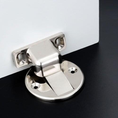 Zinc Alloy Modern Minimalist Bedroom Solid Wood Furniture Door Suction Jane European Door Bathroom Hardware Door Stopper