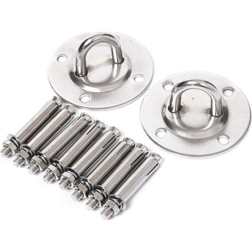 Steel Ceiling Mount + Bolt Useful Ceiling & Wall Mount Anchor Bracket Hook for Yoga Swing Aerial Training Suspension Straps