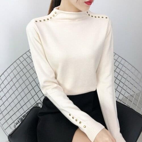 Upper garment inside outside by qiu dong outfit in 2021, the new comfortable wearing western style knitted blouse