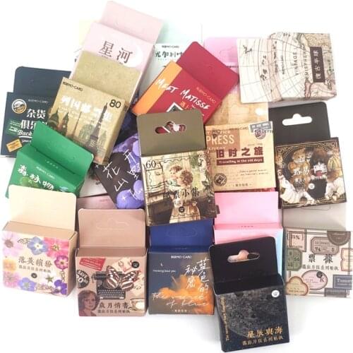 1 Box Decorative Stickers Scrapbooking Diary Cute Leaves Flower Food Stickers Diy Kawaii Stationery Stickers School Supplies