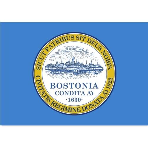 60x90cm/90x150cm/120x180cm USA Massachusetts Boston city Flag