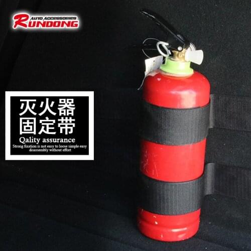 Auto supplies car fire extinguisher strap car fixing bracket magic sticker R-21908