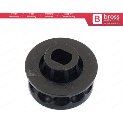 Bross Auto Parts BWR5334 Window Regulator Motor Repair Wheel Pulley Gear BJ3D59590 for Mazda 323 B2200 Made in Turkey