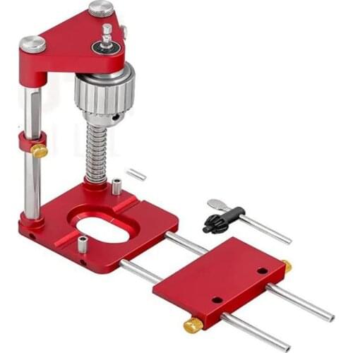 Woodworking Drilling Locator Mini Bench Adjustable Drilling Locator Punch Drill Template Press Machine Tool