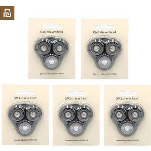 Xiaomi youpin QM3 Electric Shaver Removable Head for men electric razor Replacement head IPX7 Waterproof cutter 3D head