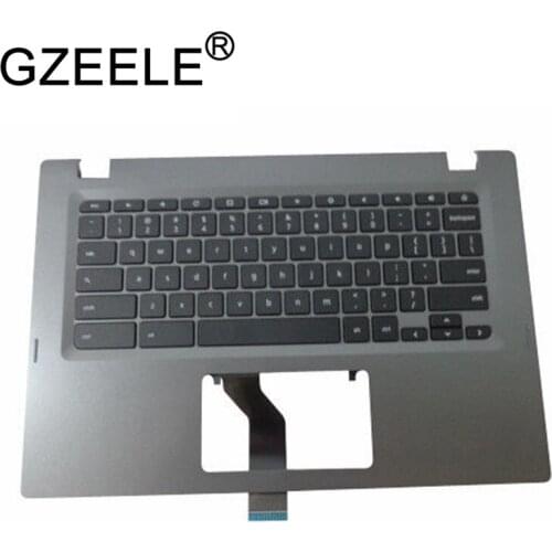 GZEELE new for Acer Chromebook 14 CP5-471 series Palmrest Top Case Assembly upper cover keyboard bezel laptop Non-Backlit