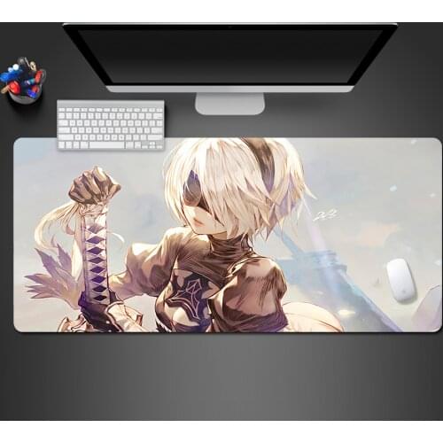 NieR Automata Mouse Pad PC Gaming Mousepad Gamer Mouse Mat Computer Popular Desk Padmouse Laptop Large Play Mats Best Gifts