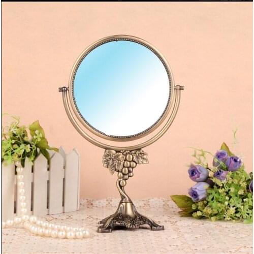 Creative Grape Branch Decoration Vanity Mirrors Desktop Makeup Double Face Mirror For bedroom Decoration J031