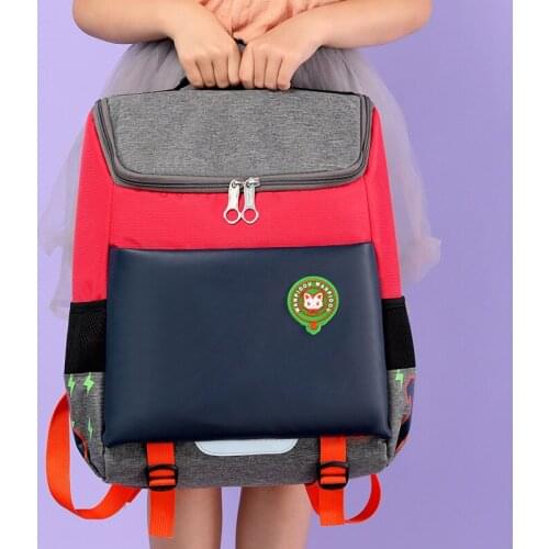 Young STUDENTS Men and Women, One, Two, Three, Six Grade Korean-style Burden Relieving hu ji Noble School Bag Lightweight Water
