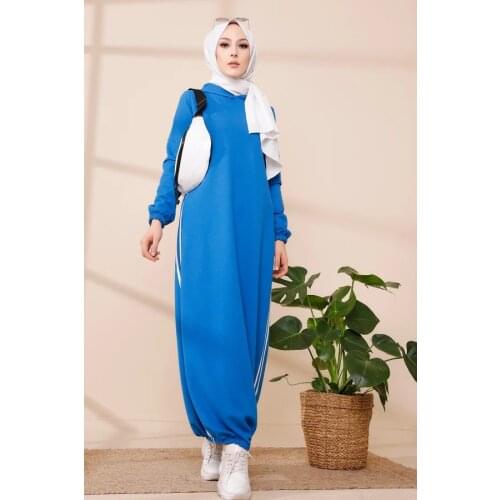 Women Dress Hijab Abaya Sport Wear Muslim Fashion New Arrival Season أزياء مسلمة فستان Turkey Morocco Hot Sale Long Sleeve