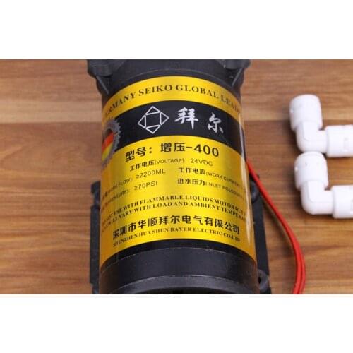 400 gpd 24V DC reverse osmosis pump water filter parts water pump Universal 400g 500g reverse osmosis system Diaphragm pump
