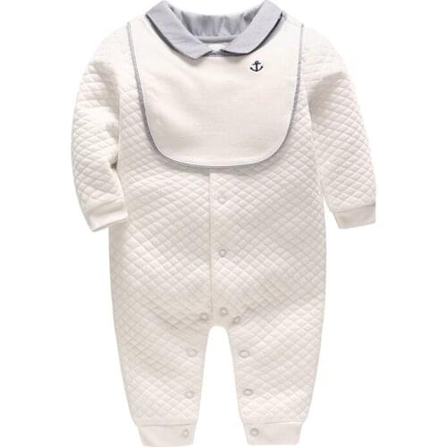 Autumn New Baby Boys Gentlemen Style Romper