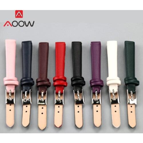 Soft Leather Strap Watchband 8 10 12 14 16 18mm 20mm 22mm 24mm Men Women Replace Wrist Band Bracelet Watch Accessories