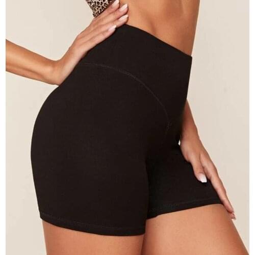 Fitness Gym Compression Shorts High Waist Running Training Shorts Breathable Short Womens Elasticity Hip Workout Tight Shorts