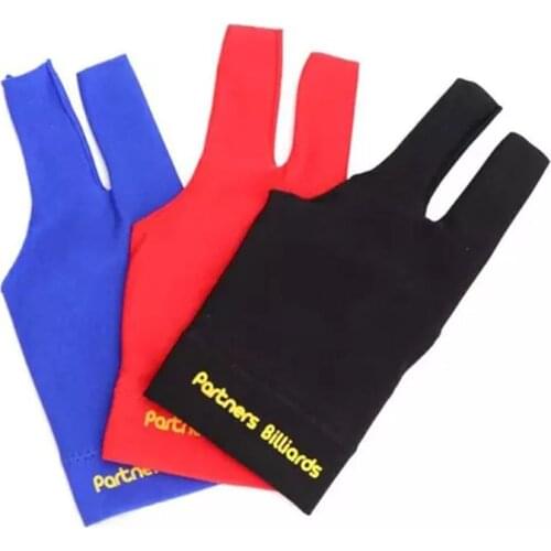 Snooker Elastic Lycra Billiard Glove Left Hand Three Finger Smooth Biliardo Guanti Billiard Accessories