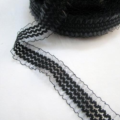 2meters stretch ribbon lace trim french collar apparel accessory handmade decoration elastic band sewing clothes patchwork trim