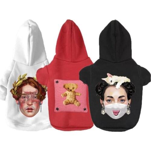 Dog hoodie Cotton Clothes for small Mid Big Pets Warm Jacket B8003