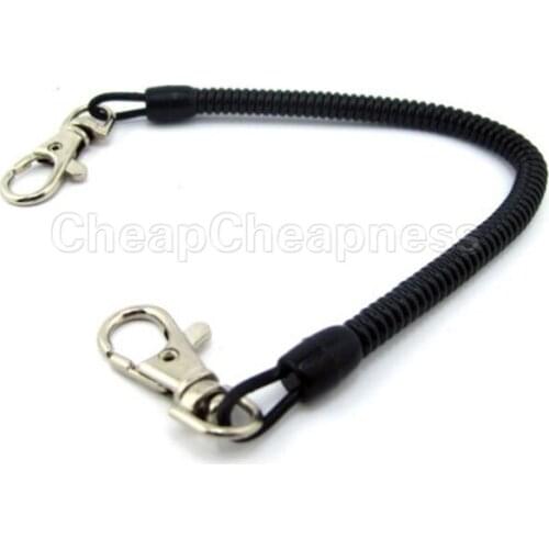 Black Fishing Rope Line Extension Cord Tether Fly Fishing Lanyard Freshwater Extends to Over 1.1m Fish Pesca Tool