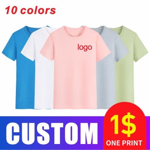 COCT short-sleeved T-shirt cotton individual group logo custom men and women bottoming shirt