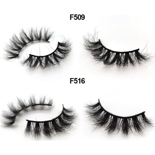 3D Mink Lashes Natural False Eyelashes Dramatic Volume Fake Lashes Makeup Eyelash Extension Silk Eyelashes