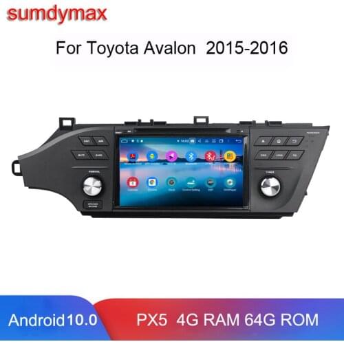 4+128G Android10 car dvd multimedia player for Toyota avalon 2015-2017 car radio stereo gps navigation DSP headunit Carplay