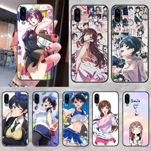 Kanojo Okarishimasu Sexy Girl Phone case For Huawei Honor 6 7 8 9 10 10i 20 A C X Lite Pro Play black trend cover soft