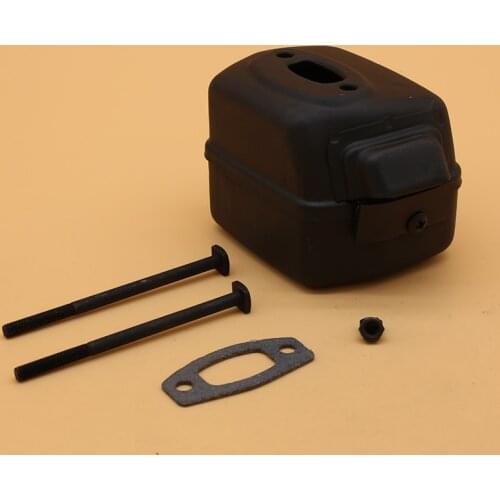 Muffler Exhaust Bolt Screw Gasket Kit Fit Husqvarna 50, 51, 55, 55 Rancher Garden Chainsaw Replacement Parts