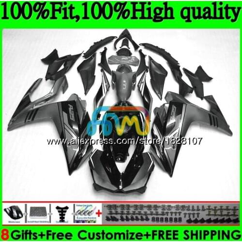 Injection For YAMAHA YZF R3 R25 R 25 YZFR25 14 15 16 17 113BS.132 YZF-R3 YZF-R25 Black grey YZFR3 2014 2015 2016 2017 Fairings