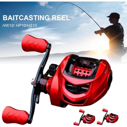 New Metal Spool Baitcasting Reel 10kg Max Drag 7.2:1 High Speed Gear Ratio Carbon Fishing Coil Aluminum Spool for Freshwater