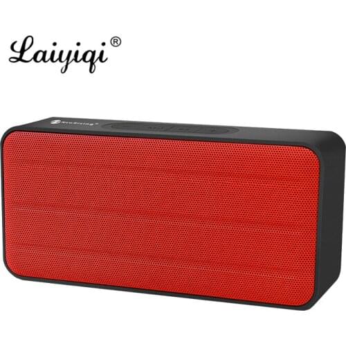 Laiyiqi brick fashion 2021 Gift fashion square Bluetooth speaker woofer Radio FM 3D Stereo enceinte bluetooth portable puissant