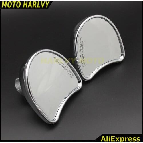 Motorcycle Chrome Bat Wing Fairing Mirrors For Harley Electra Glide Ultra Limited Street Glide Tri Glide 2014-2016