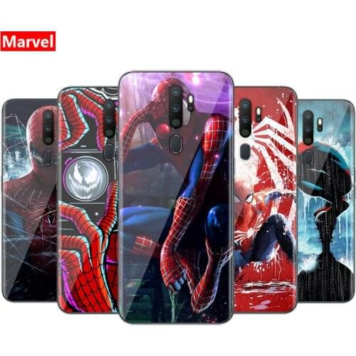Marvel Spider-Man Super Hero Avengers For OPPO Realme C1 C2 C3 C11 C12 C15 C17 C21 X2 X3 X7 XT X50 V3 V5 V15 Pro Soft Phone Case